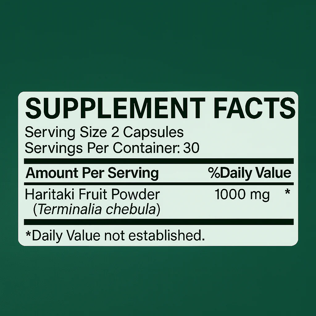 Haritaki First Eye Capsules